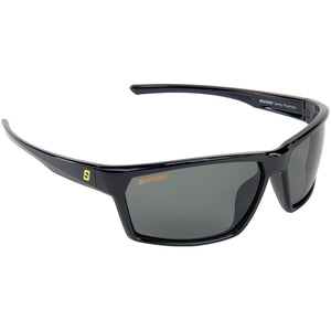 Sentry Polarized Sunglasses, Frame: Shiny Black, Lens: Grey