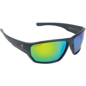 Hydra Floating Polarized Sunglasses, Frame Color: Matte Grey, Lens Color: Green Mirror