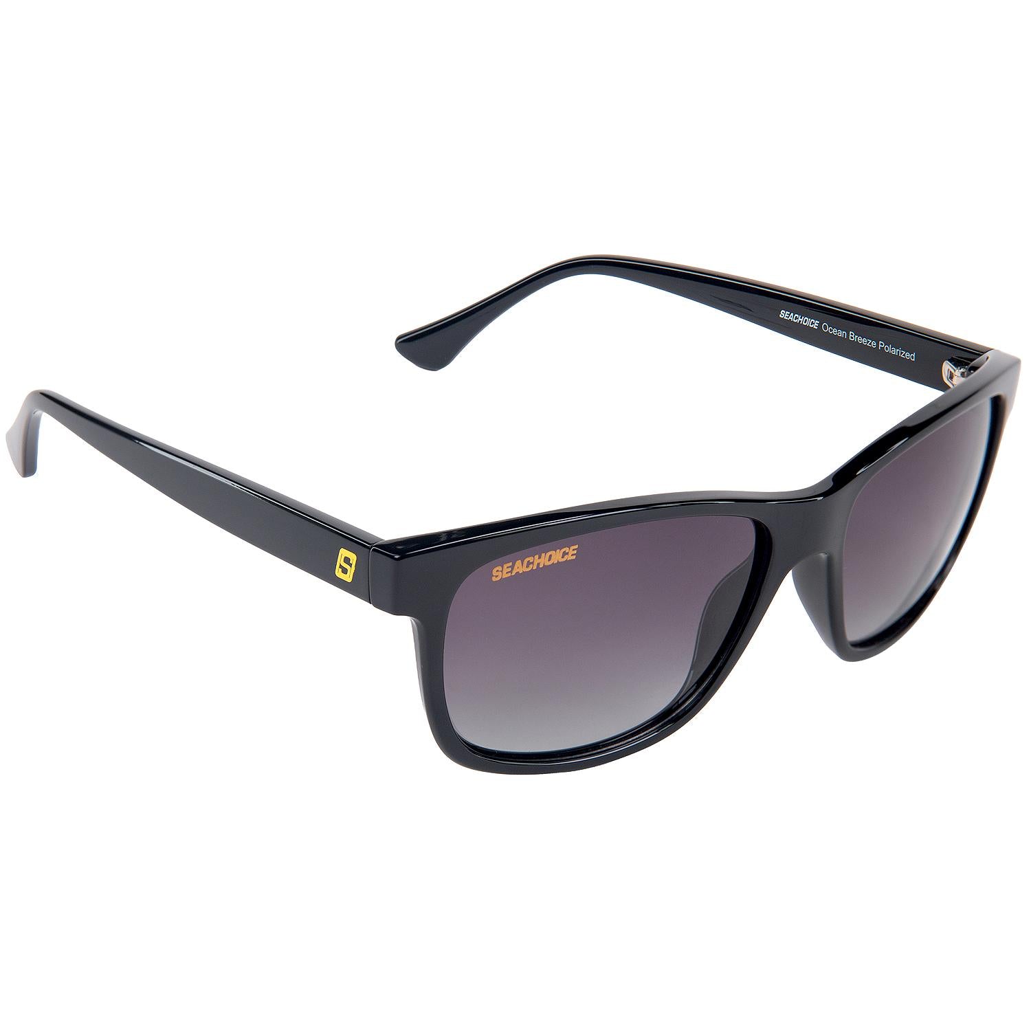 Seachoice 98832 "Oceanbreeze" Polarized Ladies' Sunglasses, Frame: Shiny Black, Lens: Smoke Gradient