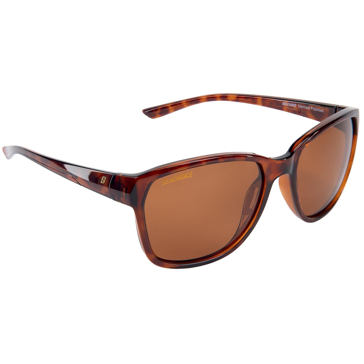 Mermaid Polarized Ladiesft Sunglasses, Frame: Shiny Tortoise, Lens: Amber