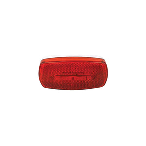 FulTyme RV Marker/Clearance Light With Reflex, Yellow Lens, White Base
