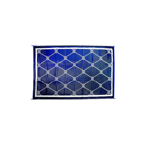 FulTyme RV 6064 Outdoor Patio Mat, Blue/White, 6' x 9'